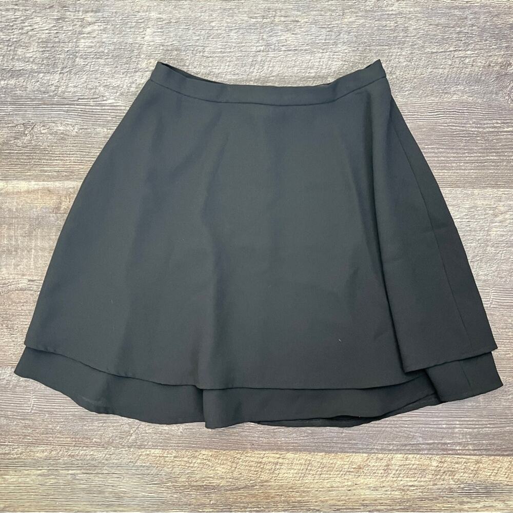 The Limited Black tiered A line skirt size 6 B142